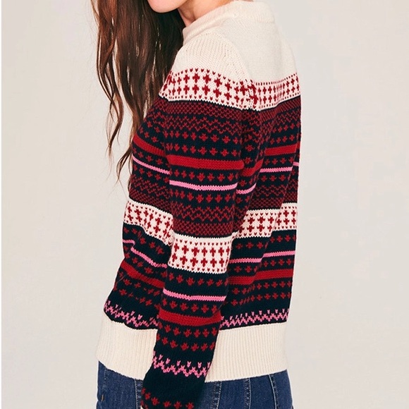 Tara Jarmon Fair Isle Sweater Sz. S - Picture 2 of 6